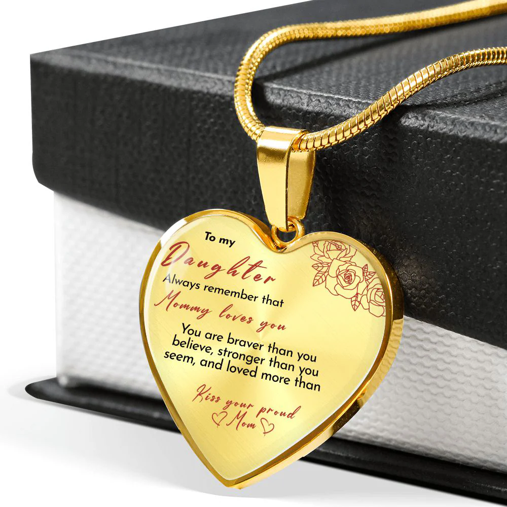 Heart necklace - Mommy loves you - Image 4