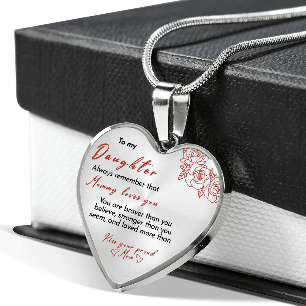 Heart necklace - Mommy loves you - Image 5