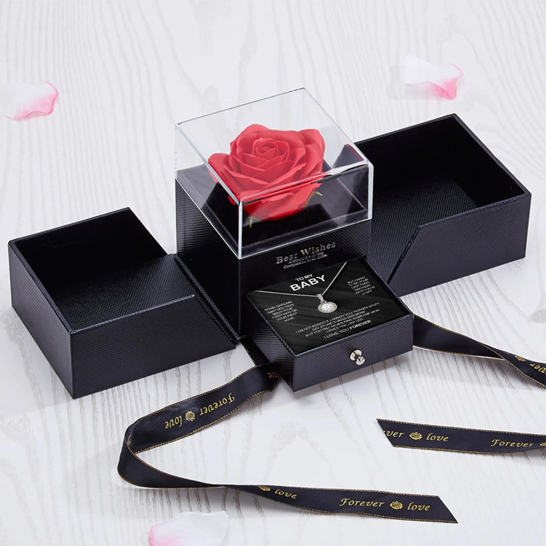 Sterling Silver Necklace - Gift Box - To My Baby - Image 4