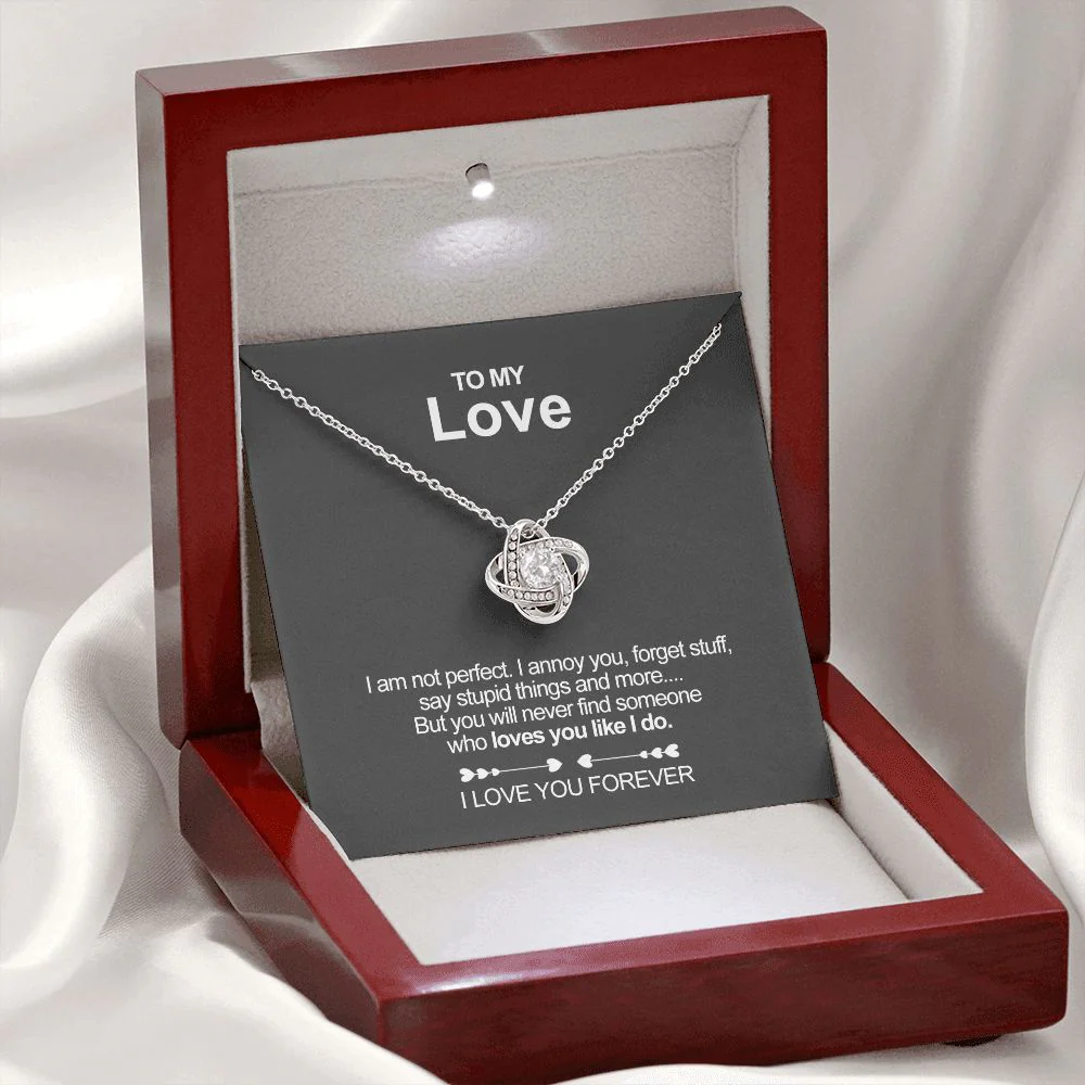 Sterling Silver Necklace - To my Love - FOREVER - Image 2