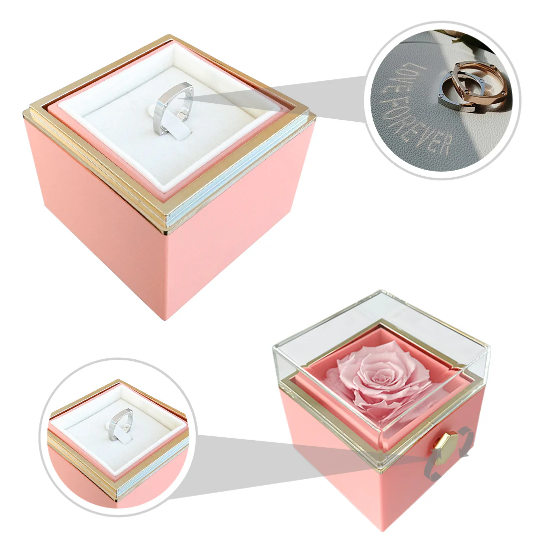 Light Projection Ring - LOVE FOREVER - With Rosebox - Image 10