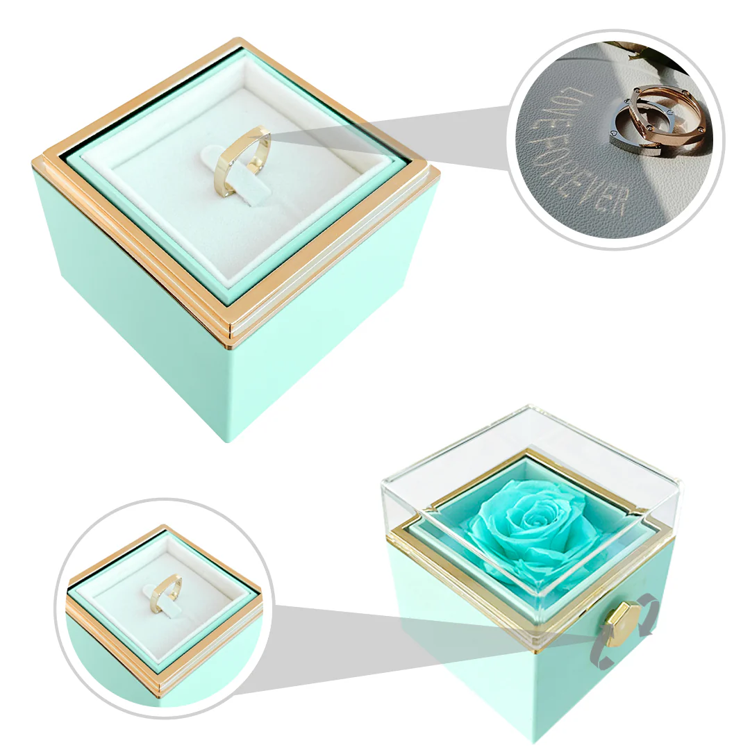 Light Projection Ring - LOVE FOREVER - With Rosebox - Image 13