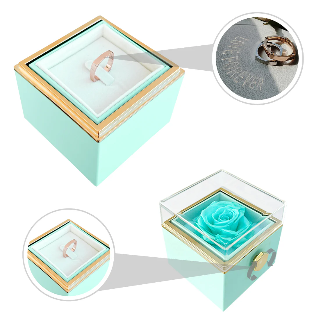 Light Projection Ring - LOVE FOREVER - With Rosebox - Image 14