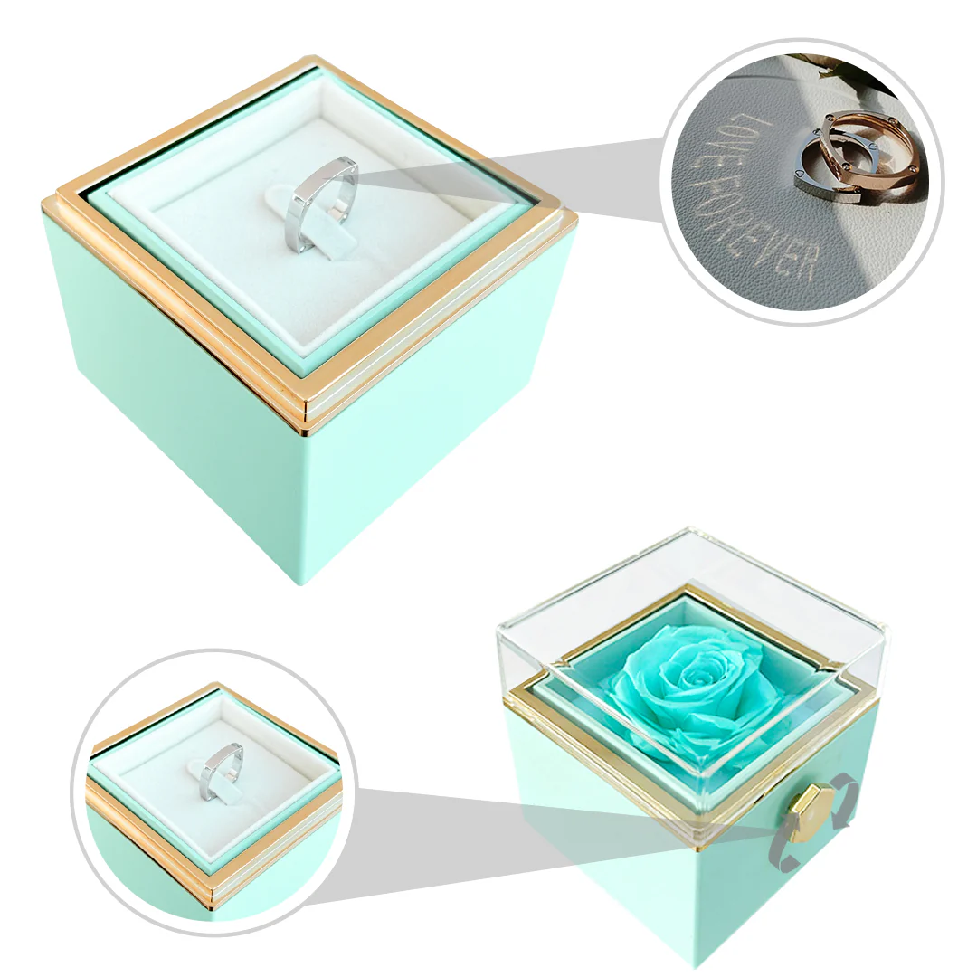 Light Projection Ring - LOVE FOREVER - With Rosebox - Image 15