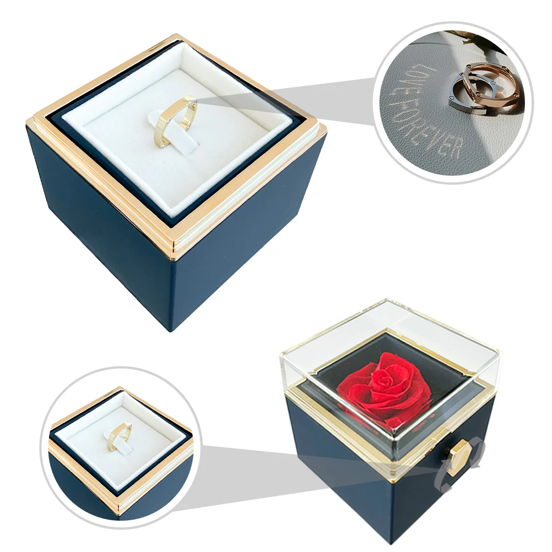 Light Projection Ring - LOVE FOREVER - With Rosebox - Image 5