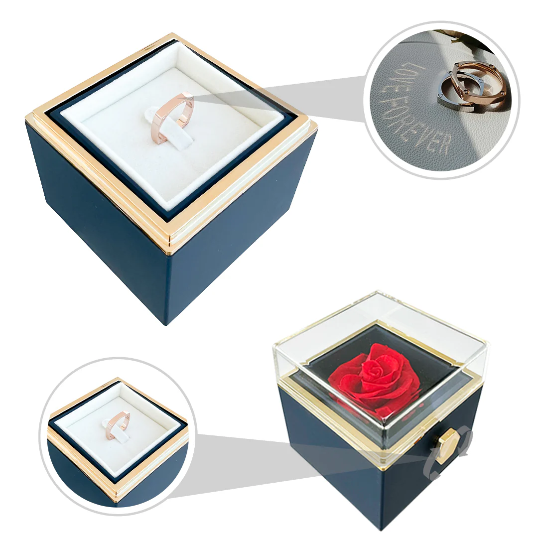 Light Projection Ring - LOVE FOREVER - With Rosebox - Image 6