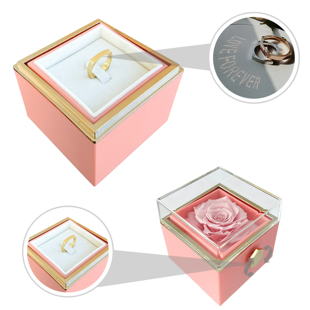 Light Projection Ring - LOVE FOREVER - With Rosebox - Image 8