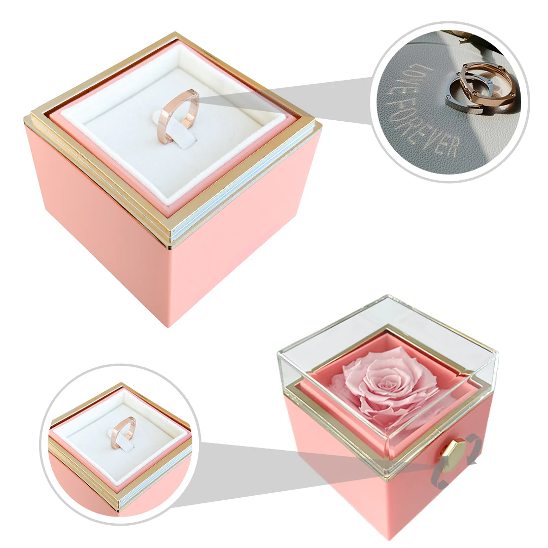 Light Projection Ring - LOVE FOREVER - With Rosebox - Image 9