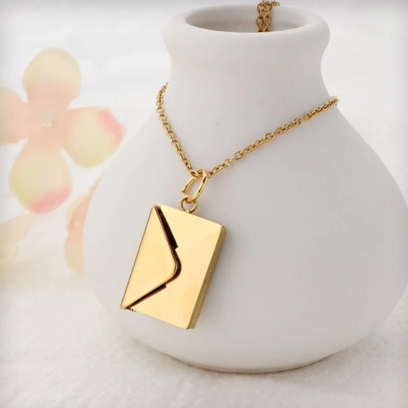 Necklace with a secret message - Real Rose - I love you - Image 9
