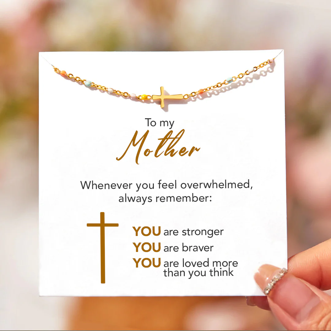 Luxury cross bracelet - To my Mom/Daughter - Image 2