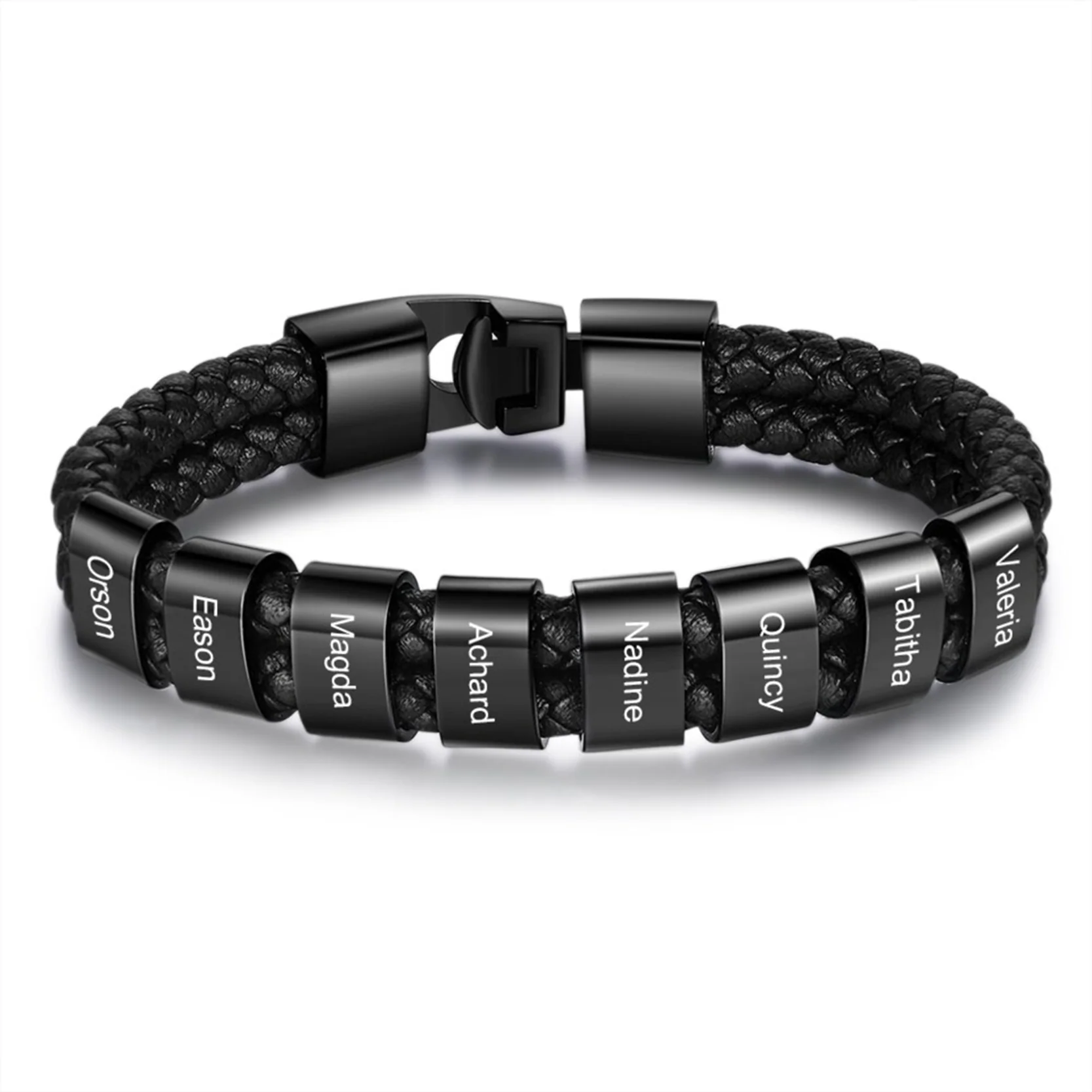 Luxury leather wristband - To my beloved Dad - Image 3