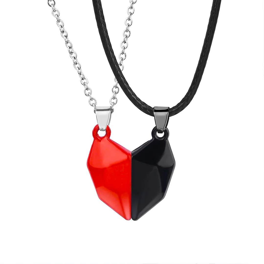 Heart Necklace for Couples - Forever Connected