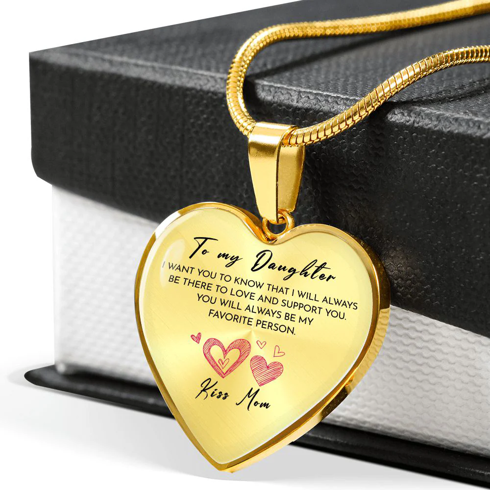 Heart necklace - To my Daughter - Image 4