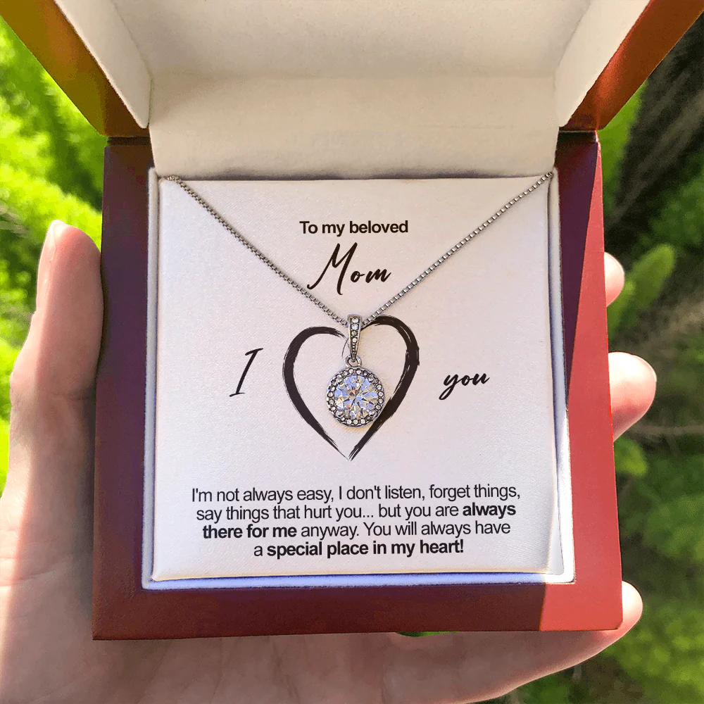Sterling Silver Necklace - To my beloved Mom - Image 5