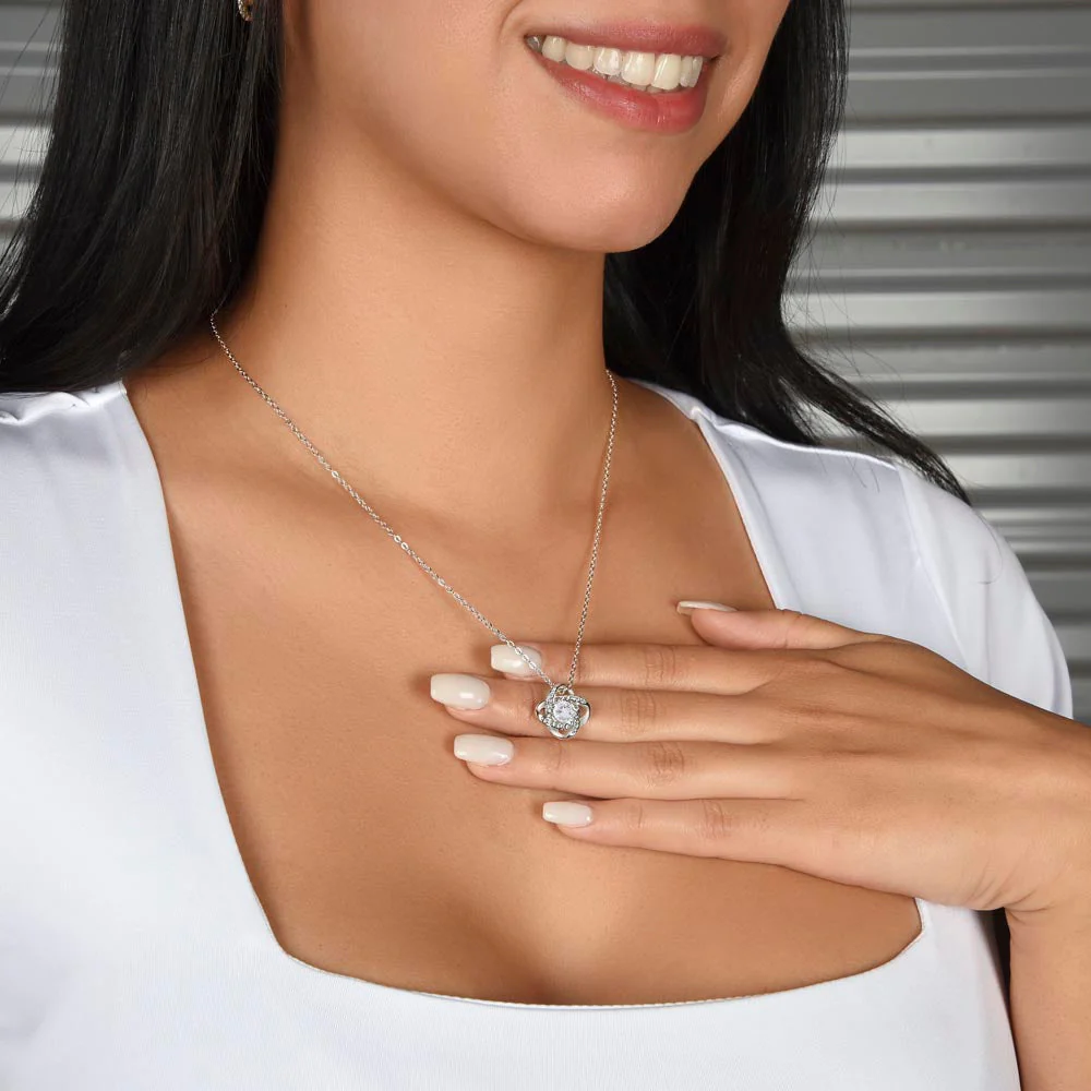 Sterling Silver Necklace with Rose Box - To my Mommy - Image 5