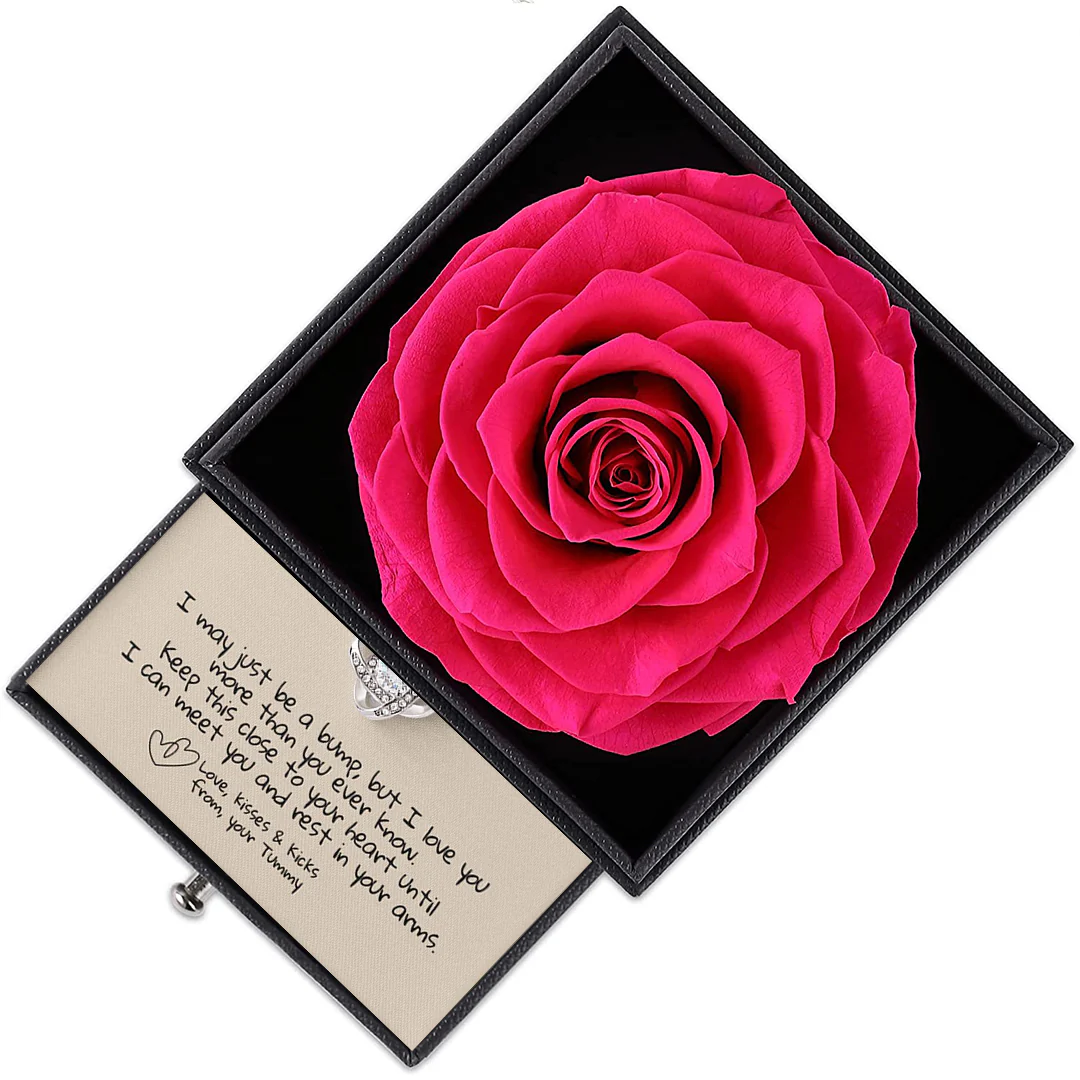 Sterling Silver Necklace with Rose Box - To my Mommy - Image 7