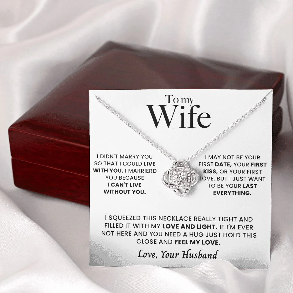 Sterling Silver Necklace - To my amazing Wife - Image 5