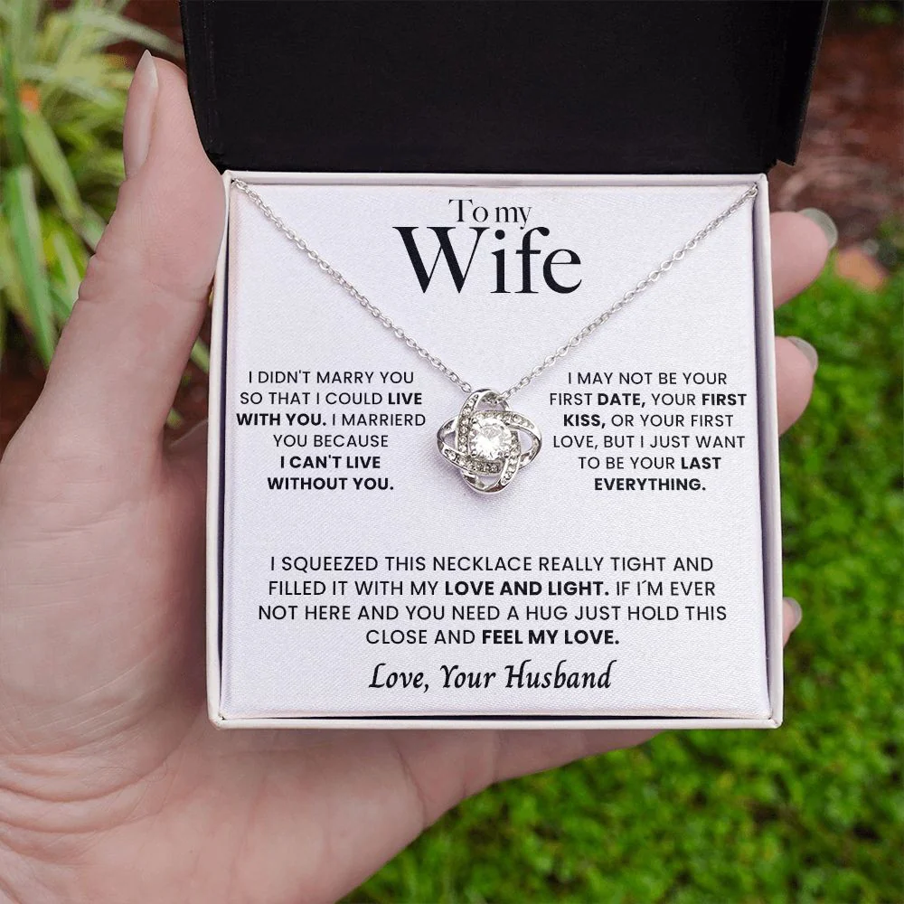 Sterling Silver Necklace - To my amazing Wife - Image 7