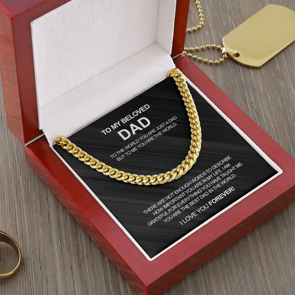 Classy Cuban Chain - To my beloved Dad - Image 8