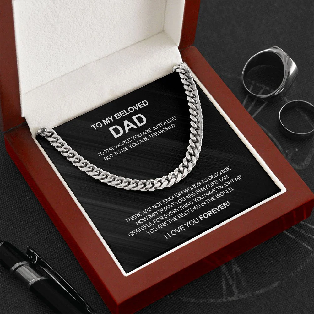 Classy Cuban Chain - To my beloved Dad - Image 9