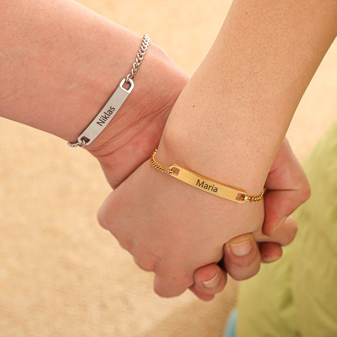Beyond Love Permanent Partner-Bracelets with Engraving - Image 4