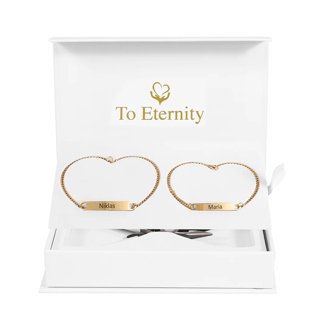 Beyond Love Permanent Partner-Bracelets with Engraving - Image 6
