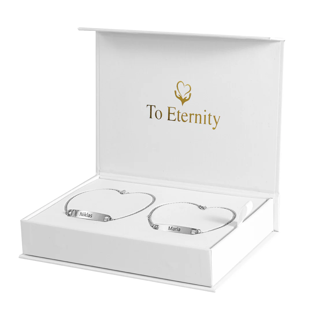 Beyond Love Permanent Partner-Bracelets with Engraving - Image 7