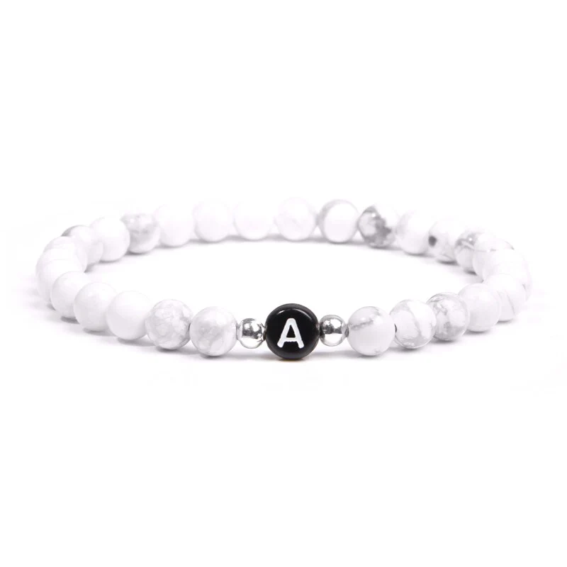Pearl bracelet with initial - Image 3