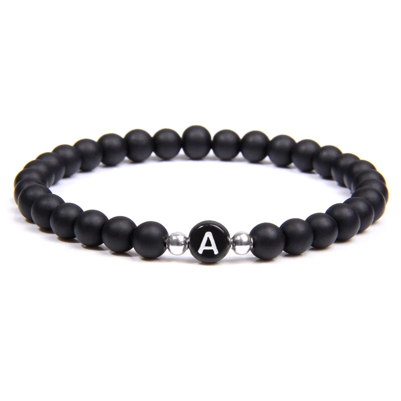 Pearl bracelet with initial - Image 5