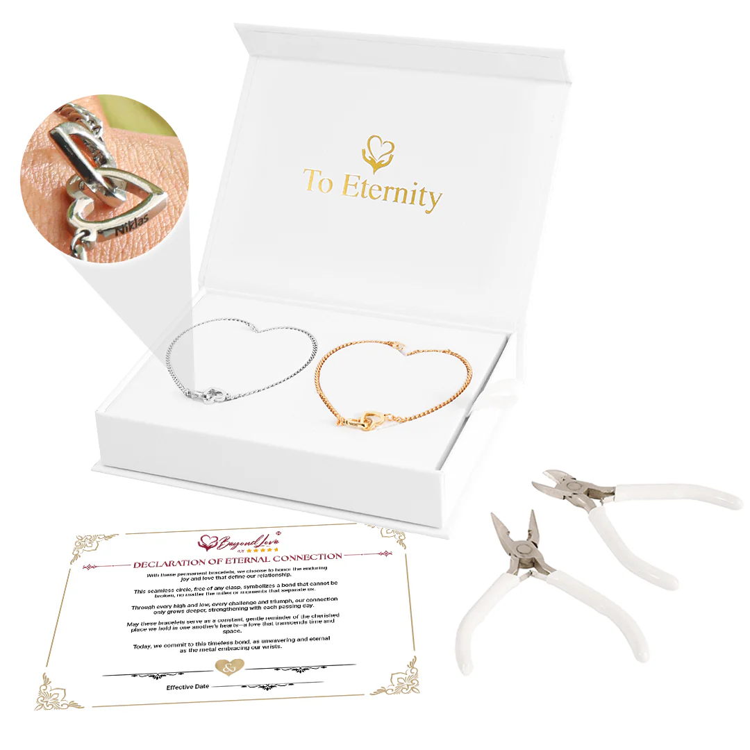 Beyond Love Permanent Bracelets with Name Engraving - Image 6