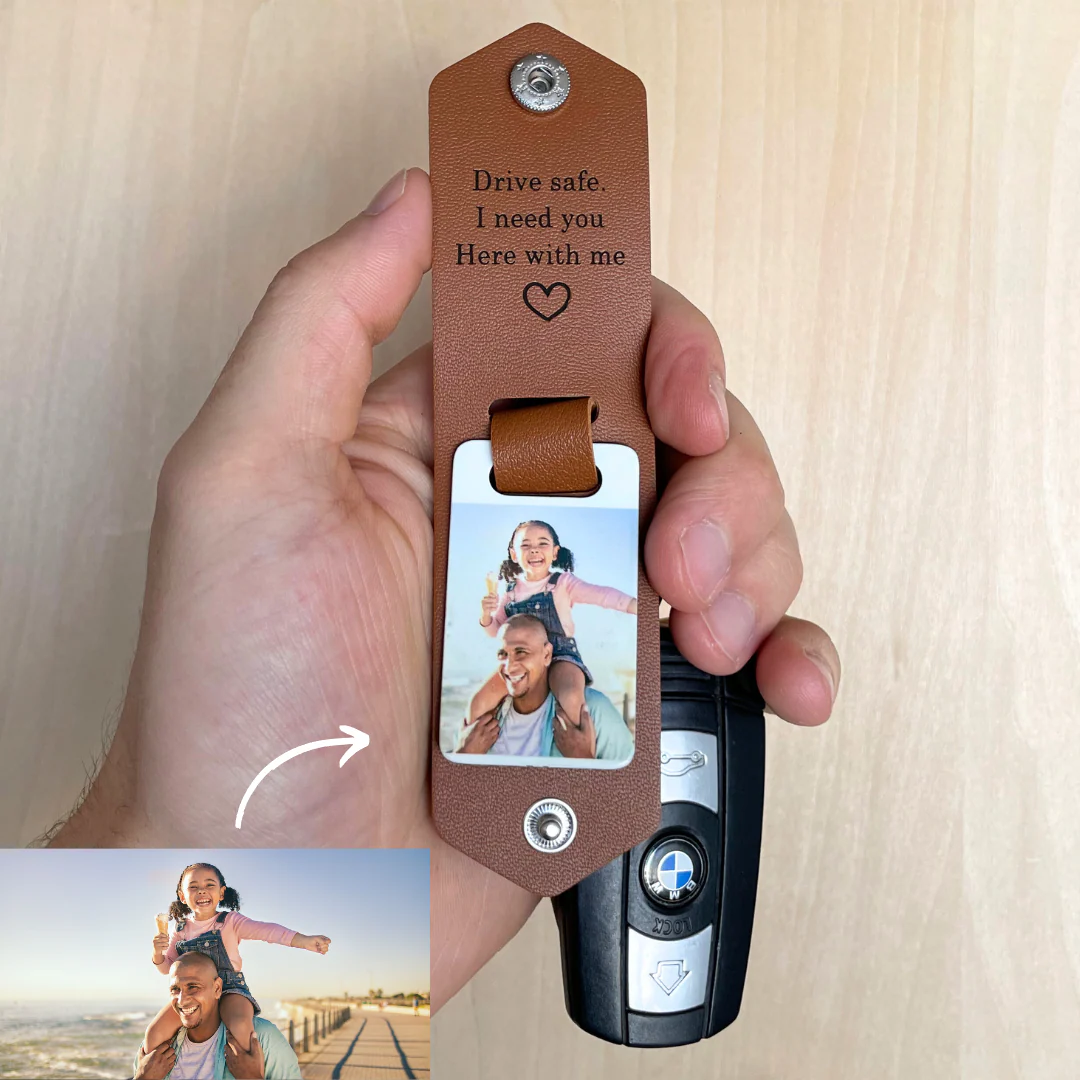 Personalized photo Keychain - To my Dad - Image 3
