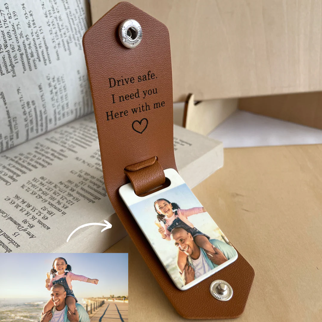 Personalized photo Keychain - To my Dad - Image 6