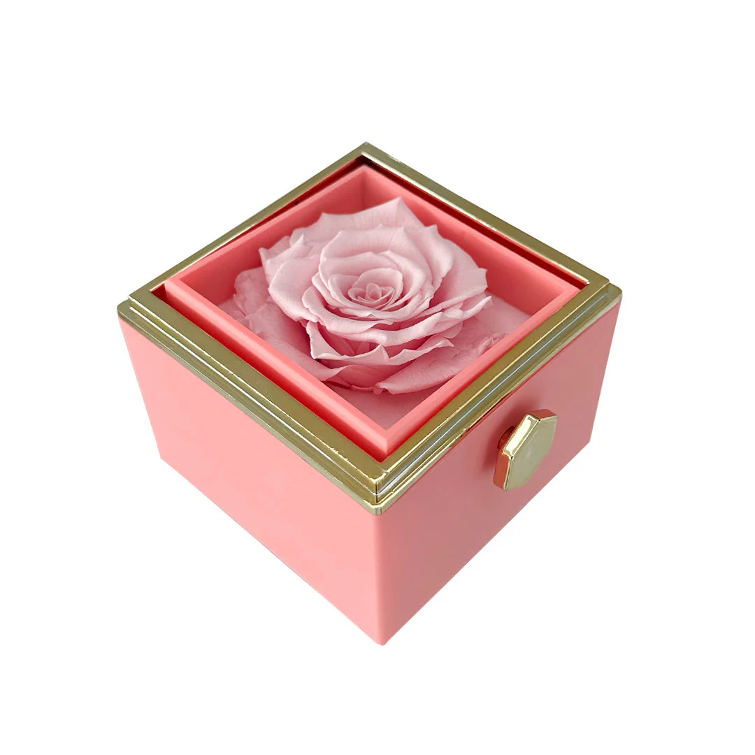 Engraved Name Necklace - With Real Rose - Image 11