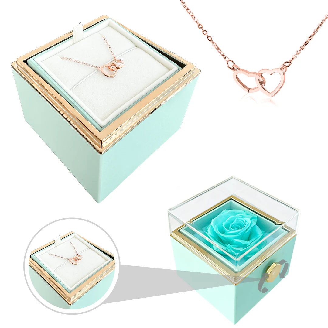 Engraved Name Necklace - With Real Rose - Image 6