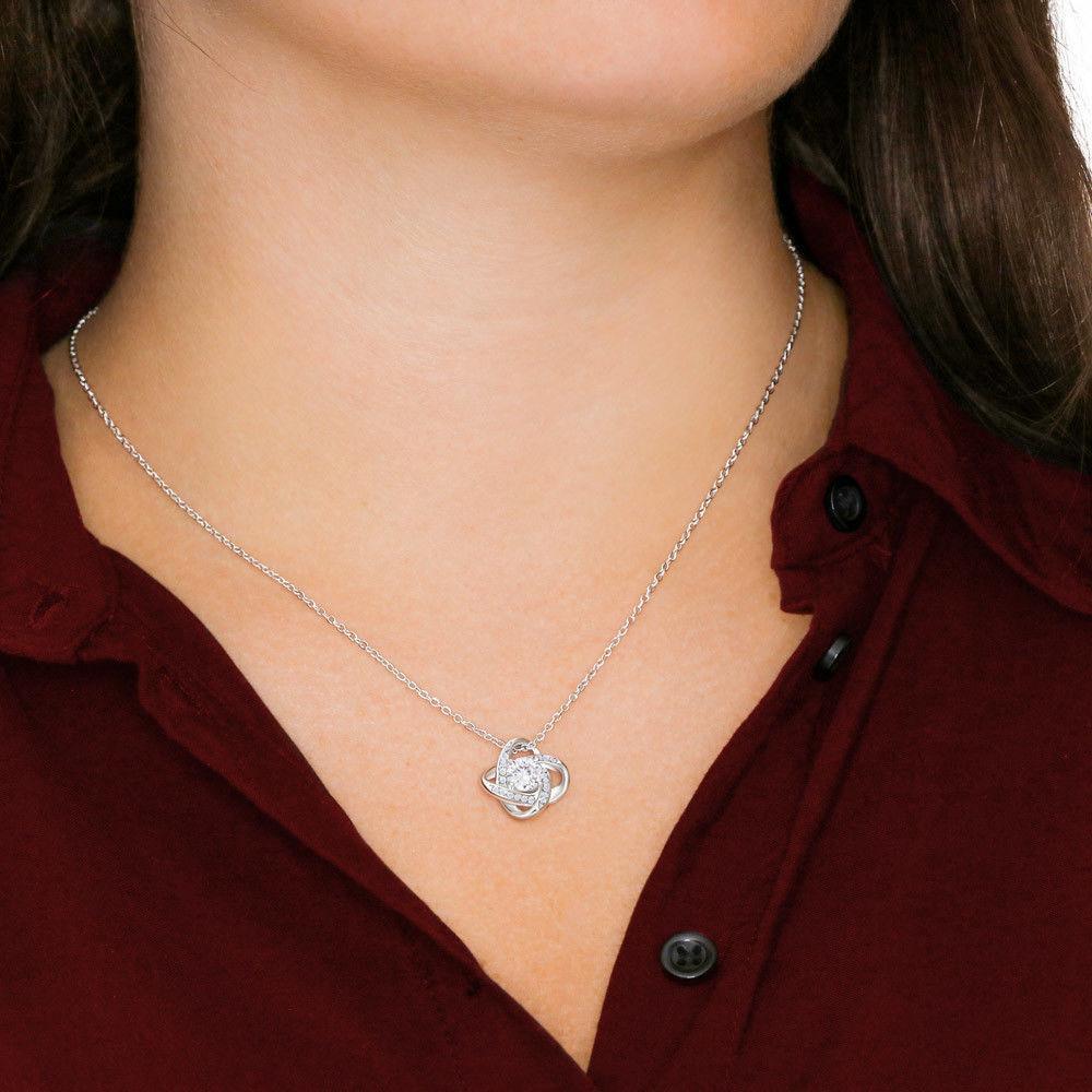 Sterling Silver Necklace - To my Love + earrings FREE - Image 4