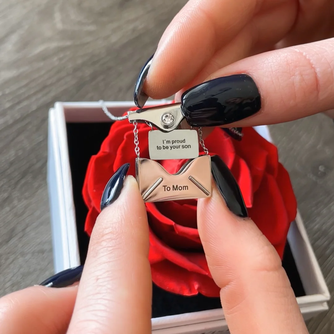 Necklace with a secret message - To my Mom - Image 8