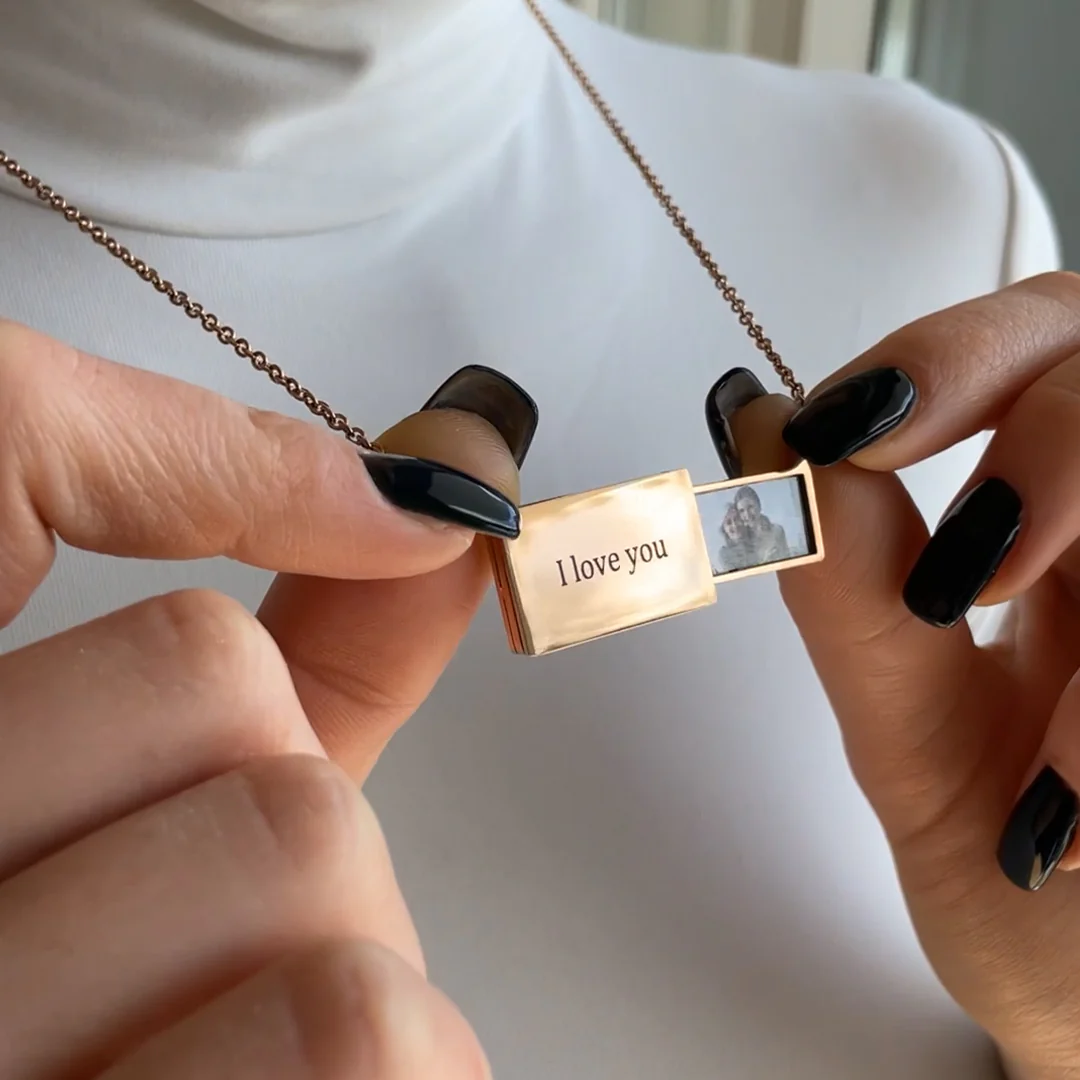 Personalized photo Necklace - To my Mother - Image 12