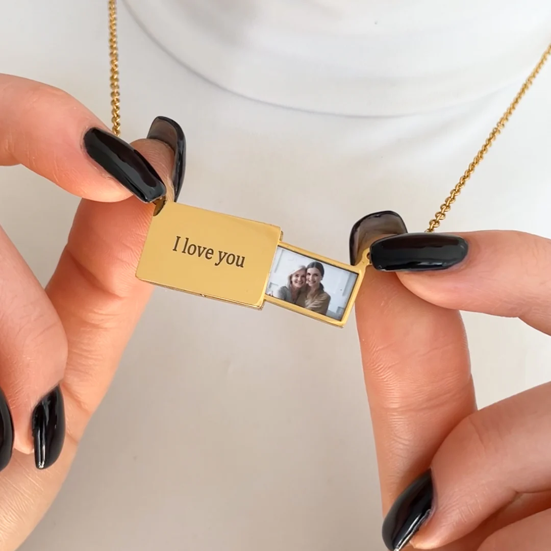 Personalized photo Necklace - To my Mother - Image 14
