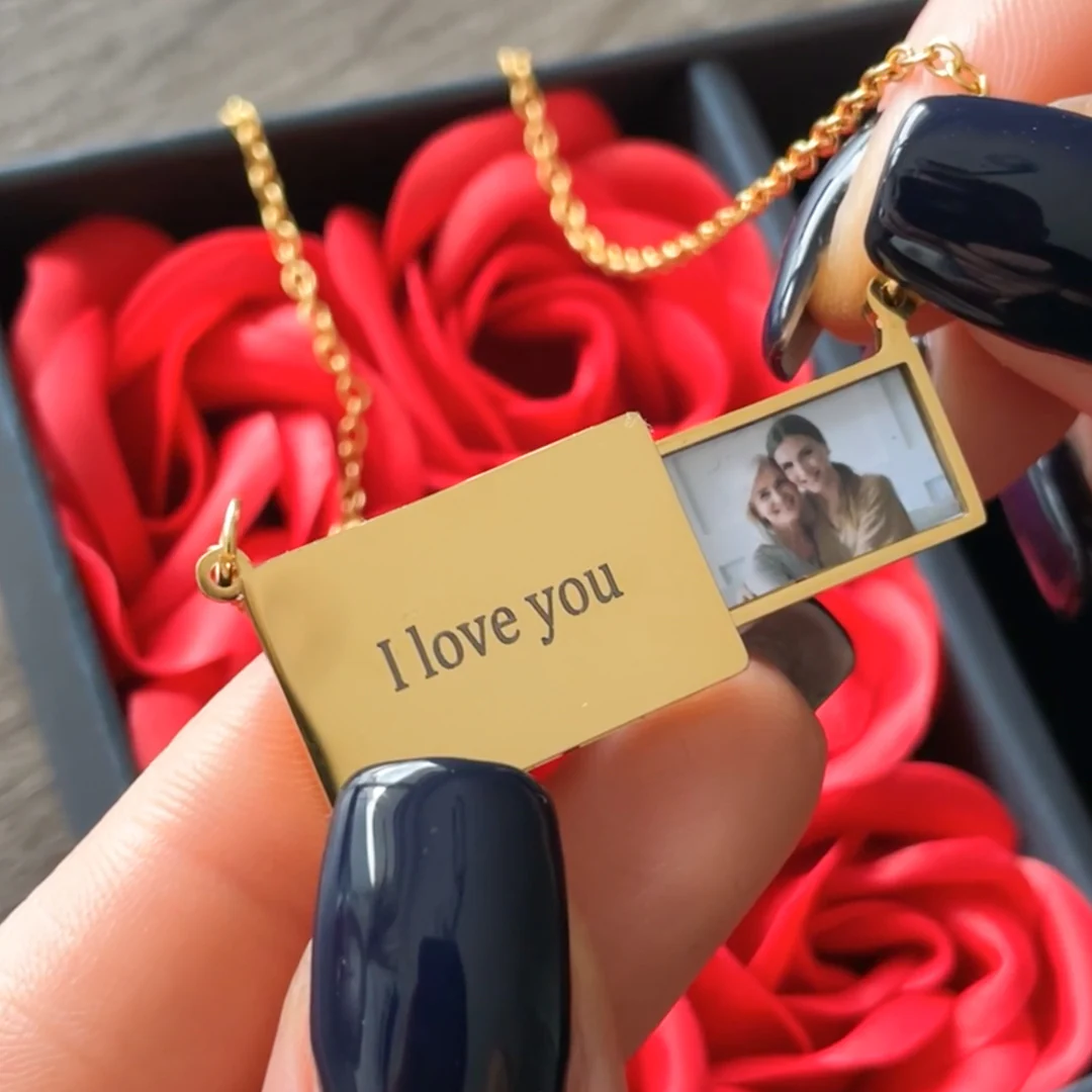 Personalized photo Necklace - To my Mother - Image 4