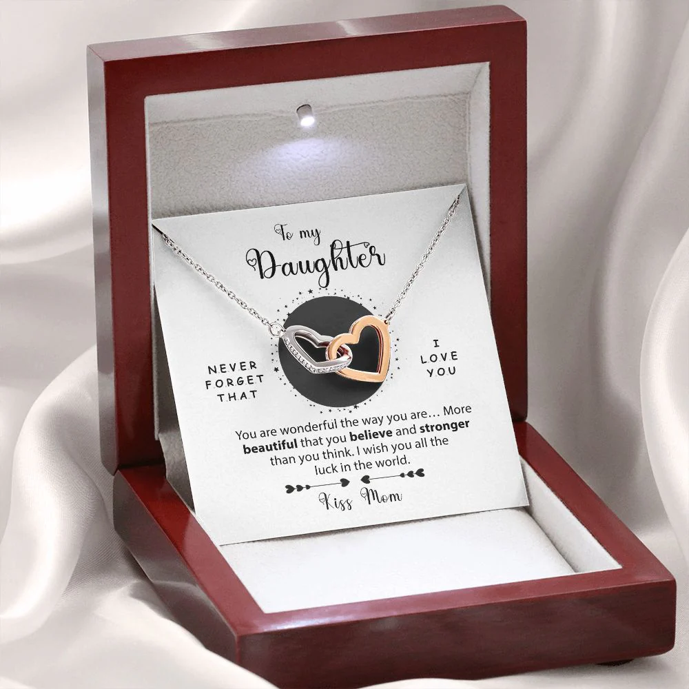 Silver necklace - For my Daughter from Mom - Image 2