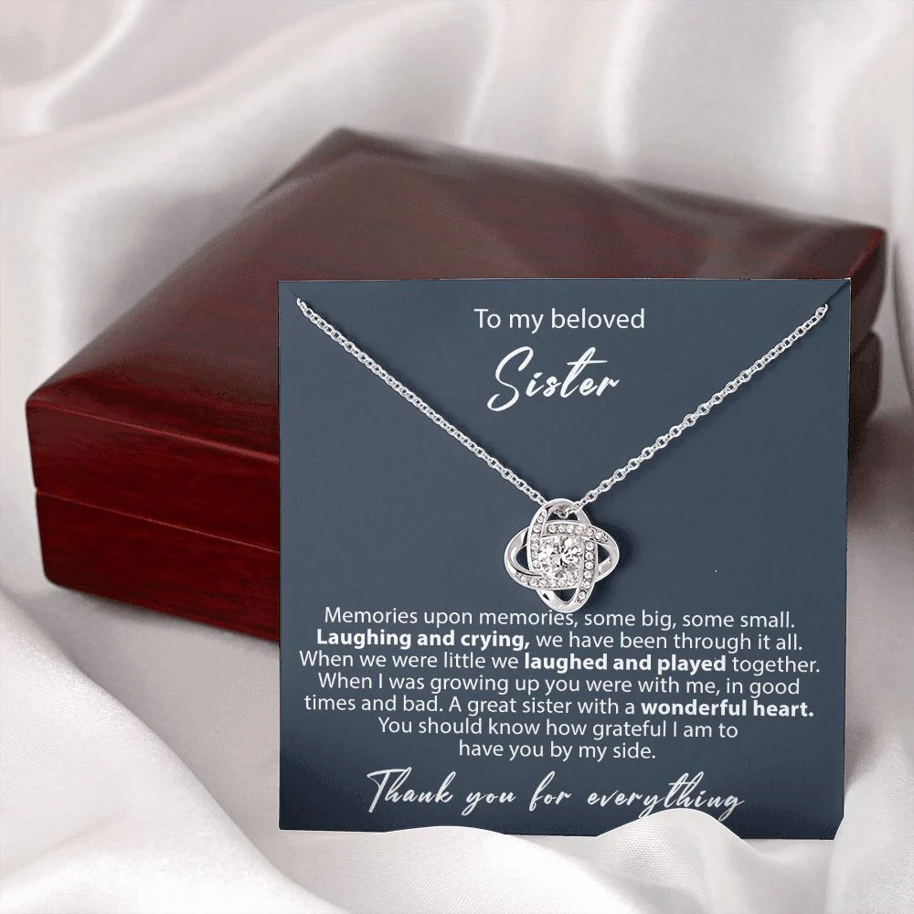 Crystal necklace - To my beloved Sister - Image 6