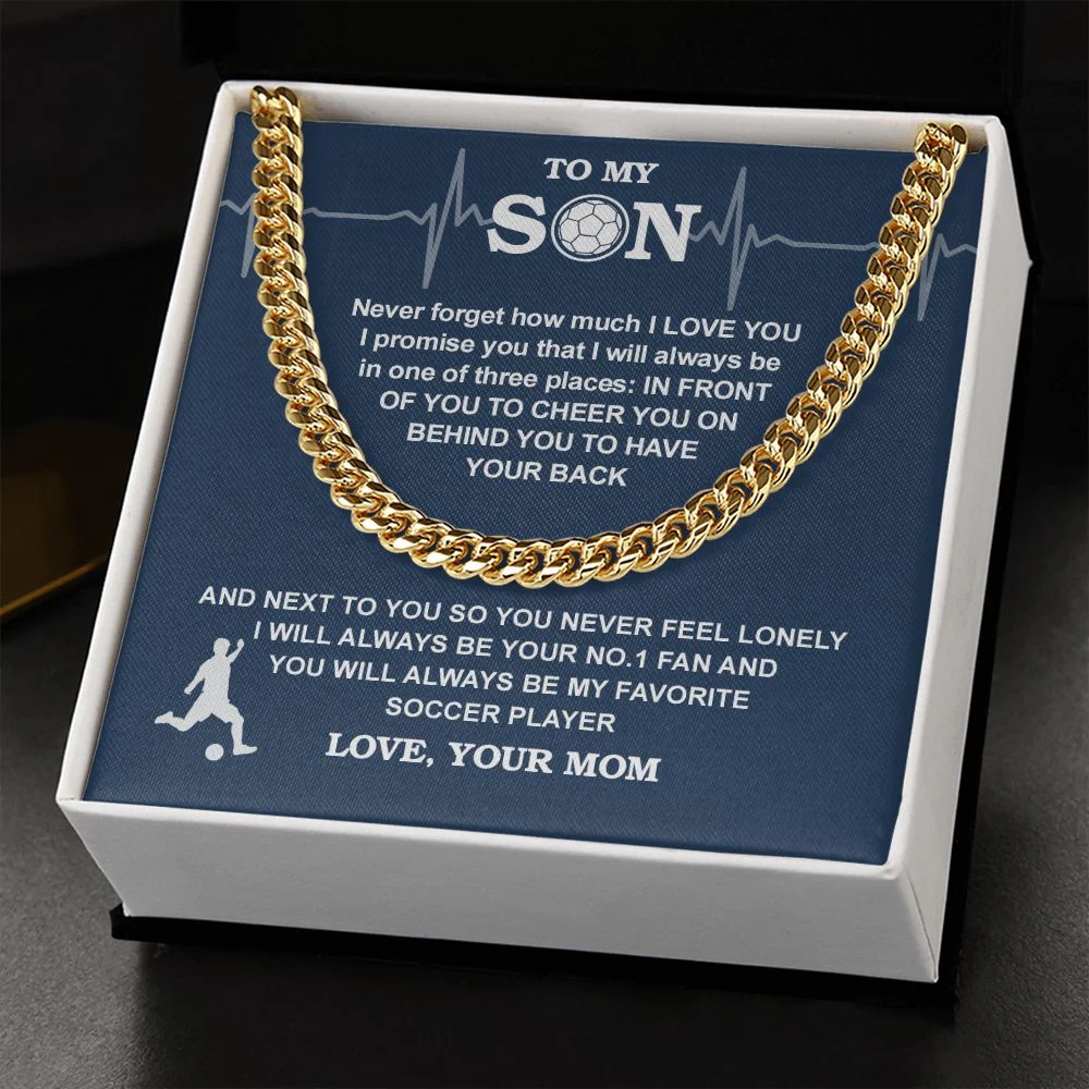 Cuban Chain - Soccer - Biggest Fan, From Mom - Image 2