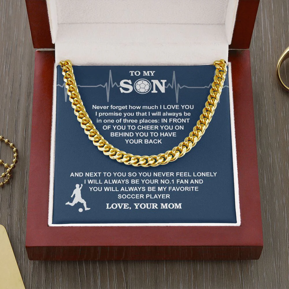 Cuban Chain - Soccer - Biggest Fan, From Mom - Image 4