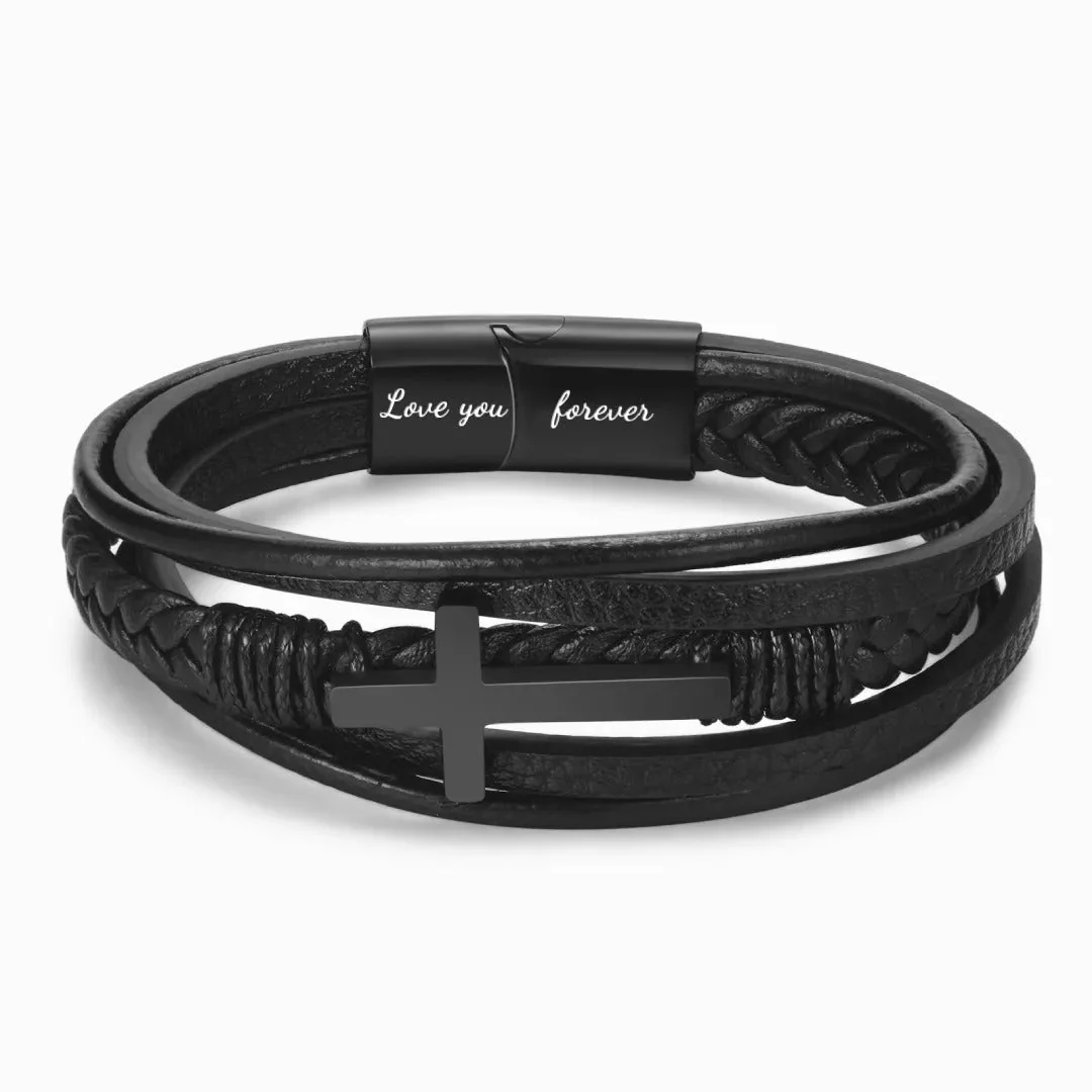 Cross bracelet - To my beloved Son - Image 5