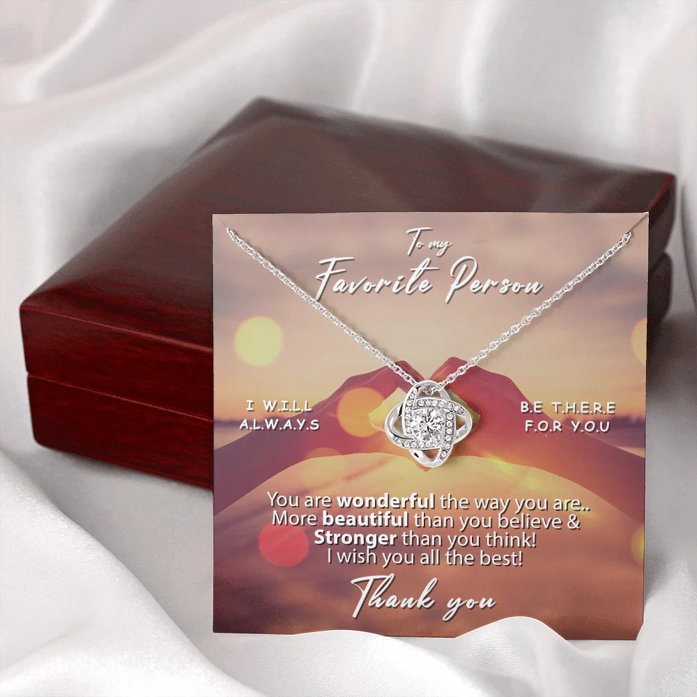 Sterling Silver Necklace - To my favorite Person - Image 16