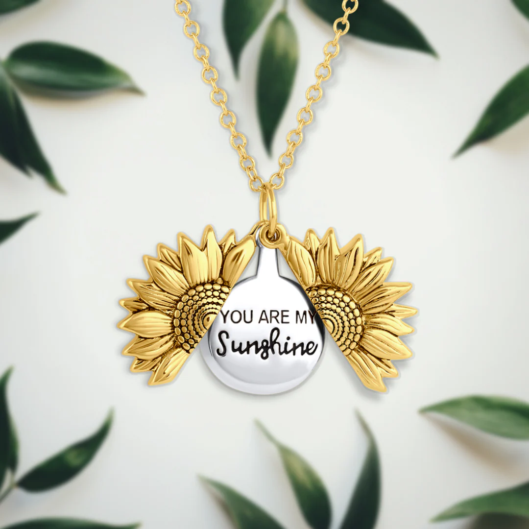 Sunflower necklace - You are my sunshine - Image 3