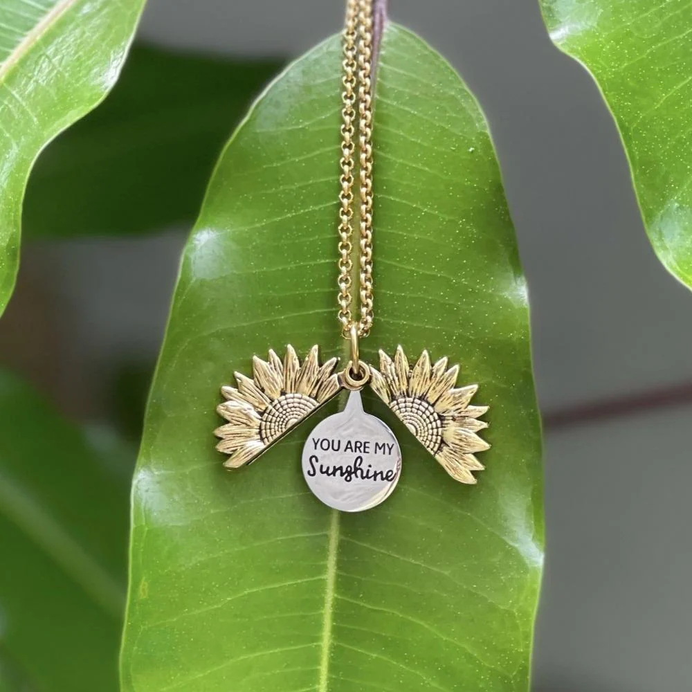 Sunflower necklace - You are my sunshine - Image 6