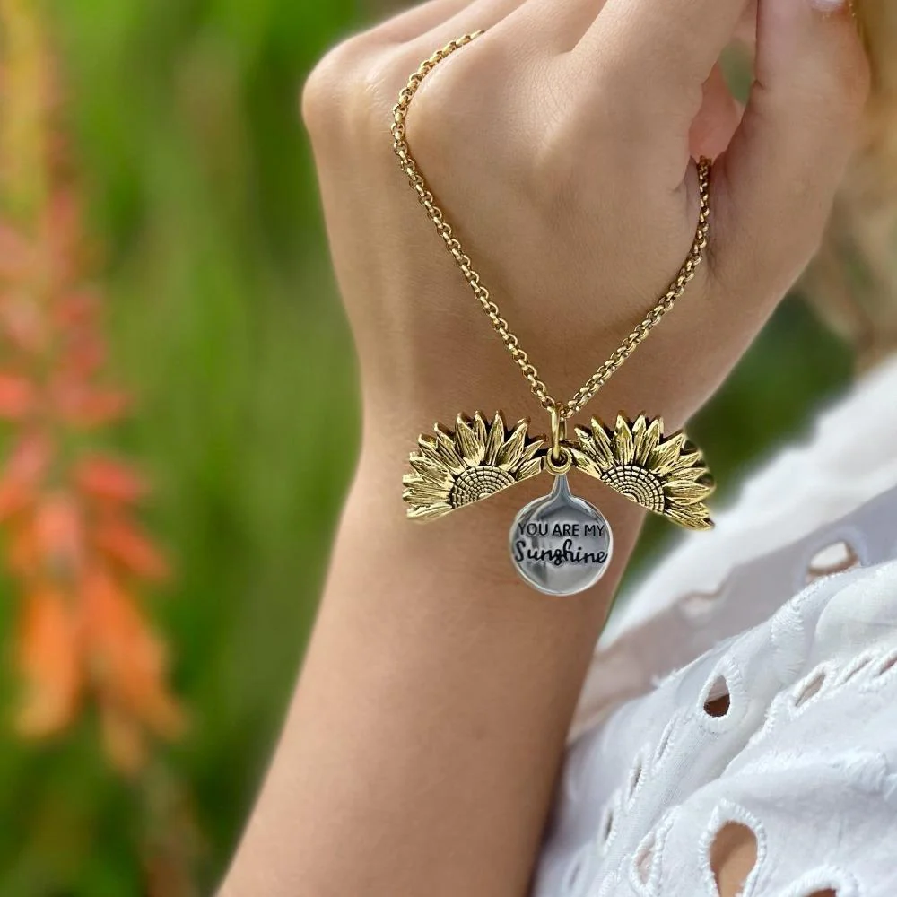 Sunflower necklace - You are my sunshine - Image 7