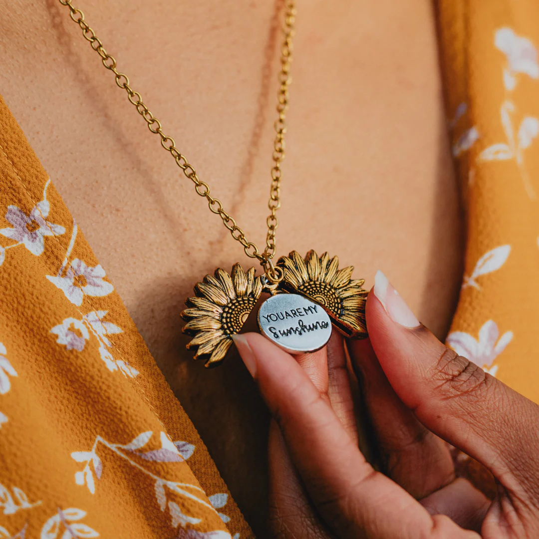 Sunflower necklace - You are my sunshine - Image 8