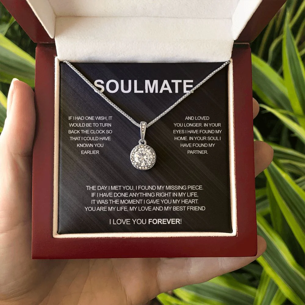 Crystal necklace - To my Soulmate - Image 5
